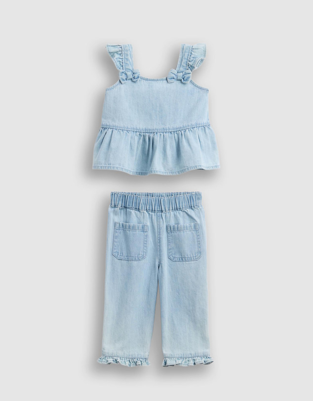 GAP - Sleeveless Bow Top Pants Set - Babies