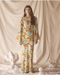 KINGA CSILLA - Brezza Olive Dress