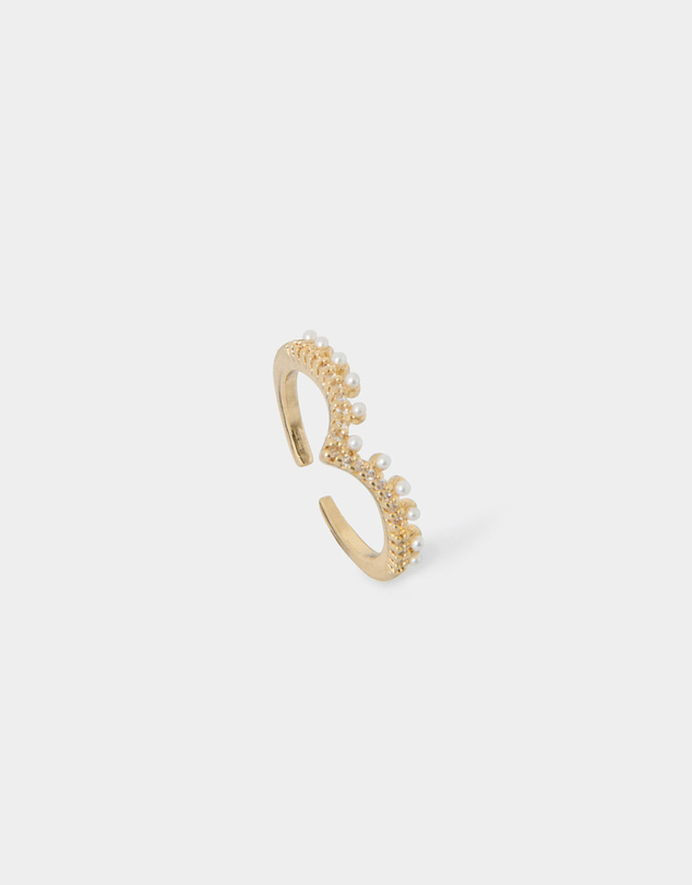 Forcast - Jazmine 16k Gold Plated Brass Ring