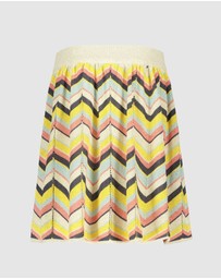 Like FLO - Fancy Knitted Zigzag Skirt - Kids-Teens