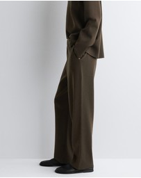 COS - Knitted Wool Straight-Leg Trousers