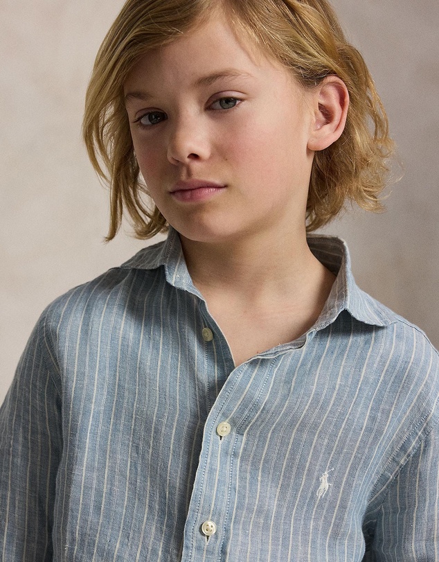 Polo Ralph Lauren - Striped Linen Shirt - Teens