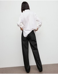 M.N.G - Shiny Straight-Leg Jeans