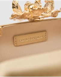 Forever New - Gina Orchid Clasp Hardcase Clutch Bag