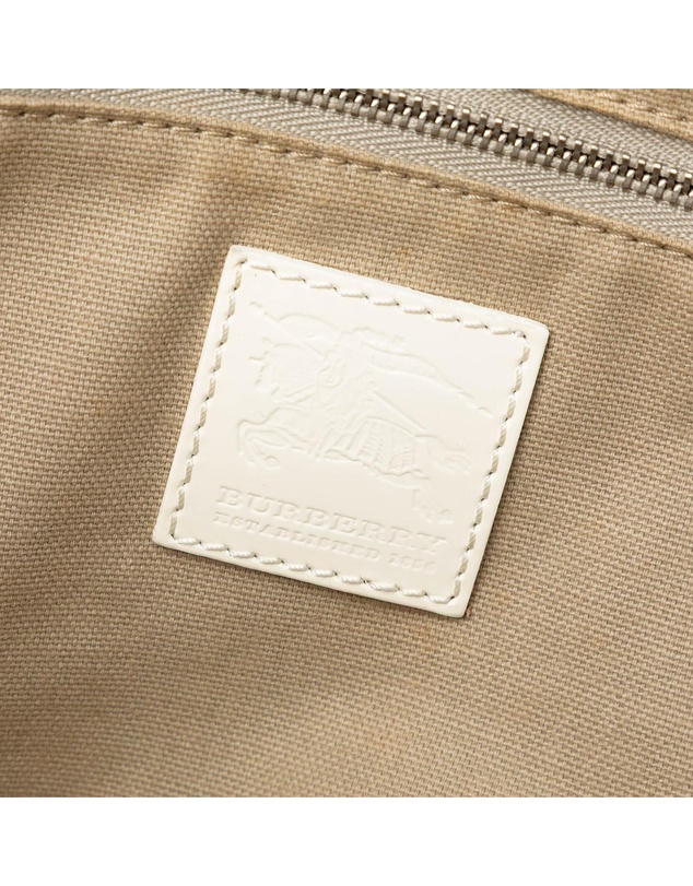 Pre-Loved by Azura Reborn - Pre-Loved House Check Coated Canvas Hearts Gracie Tote