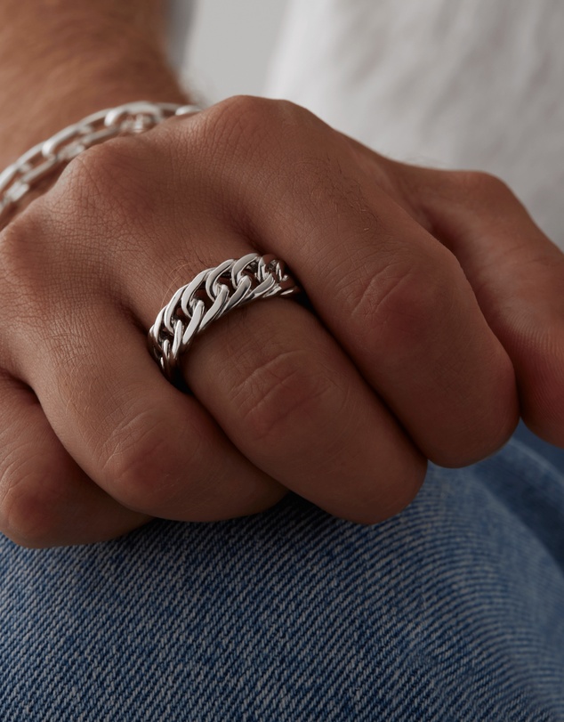 Najo - Cuban Men's Silver Ring
