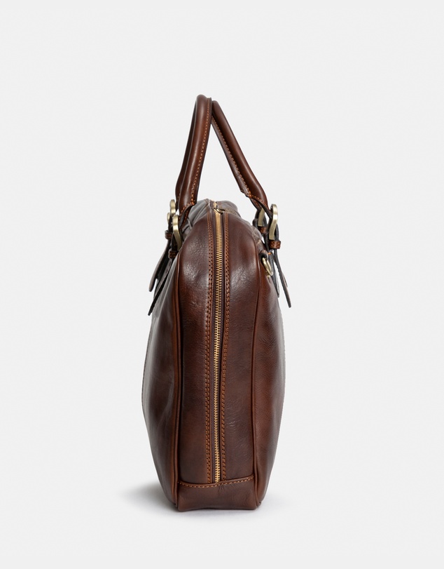 Republic of Florence - The Madrid Matt Choc Laptop Case