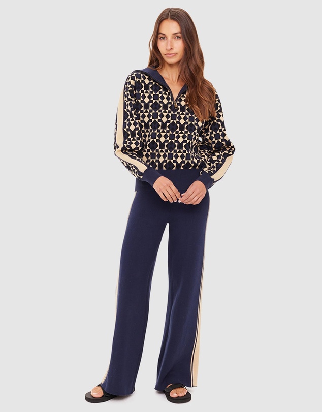 The Upside - Cosmo Kairo Half Zip Knit Jumper