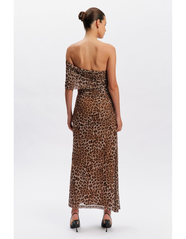Bardot - Calia Printed Mesh Maxi Dress