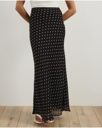 Atmos&Here - Quinn Polka Dot Maxi Skirt