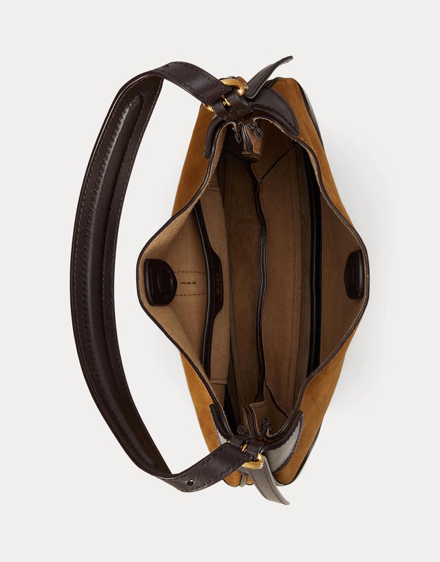Polo Ralph Lauren - Polo ID Suede-Leather Small Shoulder Bag