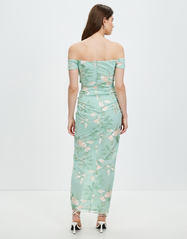 Romance by Honey and Beau - Gianna Off Shoulder Maxi Dress