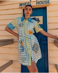 SMWR. by The Somewhere Co - My Own Muse Mini Shirt Dress