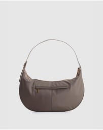 Evity - Noemie Leather Trim Shoulder Bag