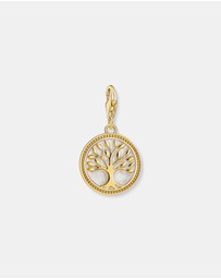 THOMAS SABO - Yellow-Gold Plated Tree Of Love Charm
