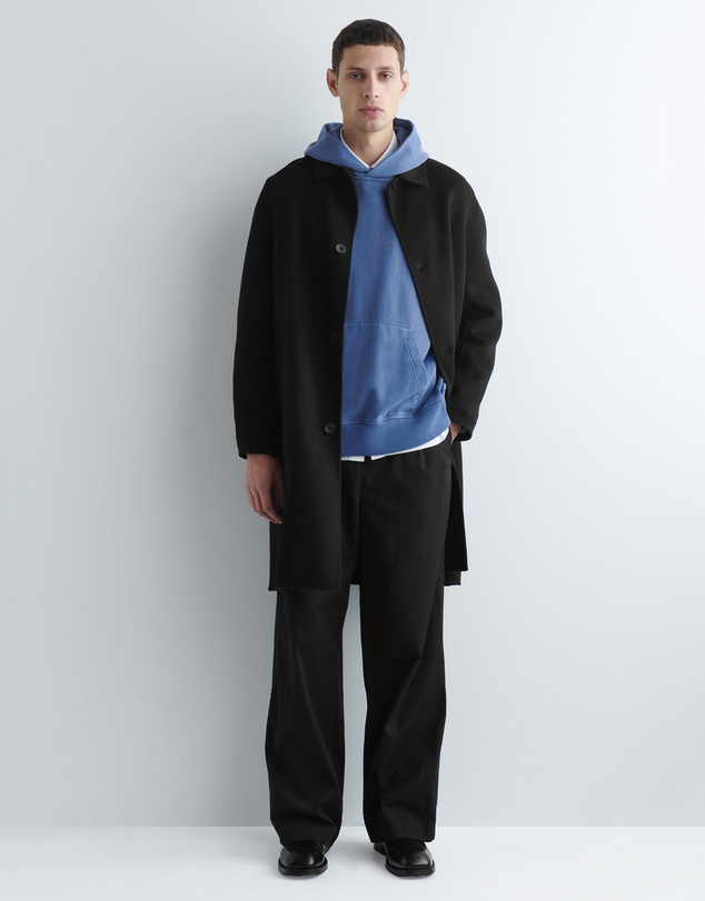COS - Washed Cotton-Jersey Hoodie