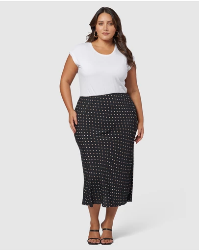 Something 4 Olivia - Emily Print Midi Skirt