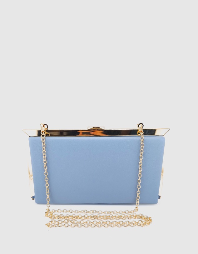Izoa - Amanda Clutch Light Blue