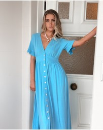 Esther & Co - Korbela Dress - Sky Blue
