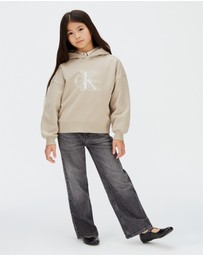 Calvin Klein Jeans - Girls Oversized Logo Hoodie