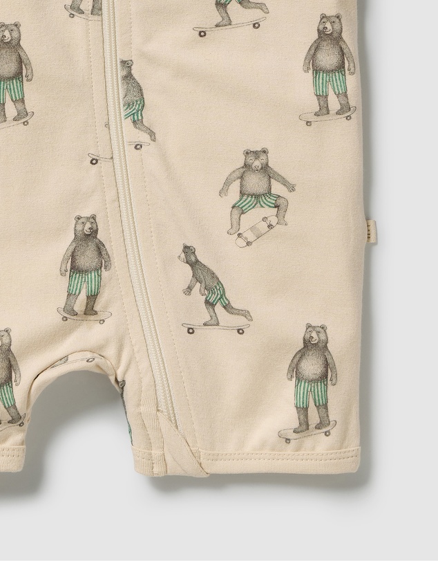 Wilson & Frenchy - Organic Boyleg Zipsuit - Babies