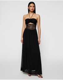 Lover - Isla Lace Halter Maxi Dress