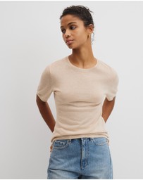 Country Road - Merino Short Sleeve Knit T-shirt