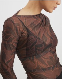 AERE - Nisha Mesh Top
