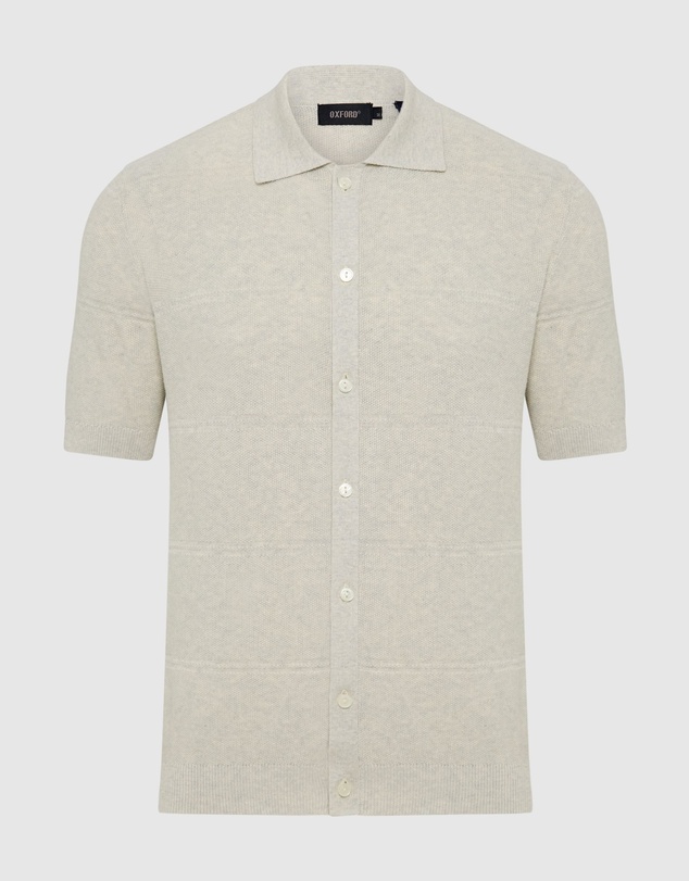 Oxford - Jack Knitted Button Up Shirt