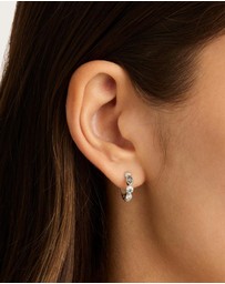 By Charlotte - Silver Protection of Eye Hoops