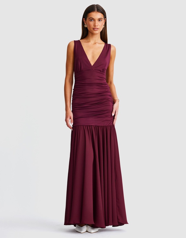 SNDYS - Neve V-Neck Maxi Dress