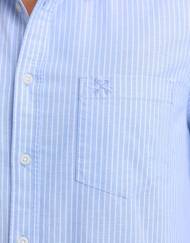 Sportscraft - Oxford Long Sleeve Stripe Shirt