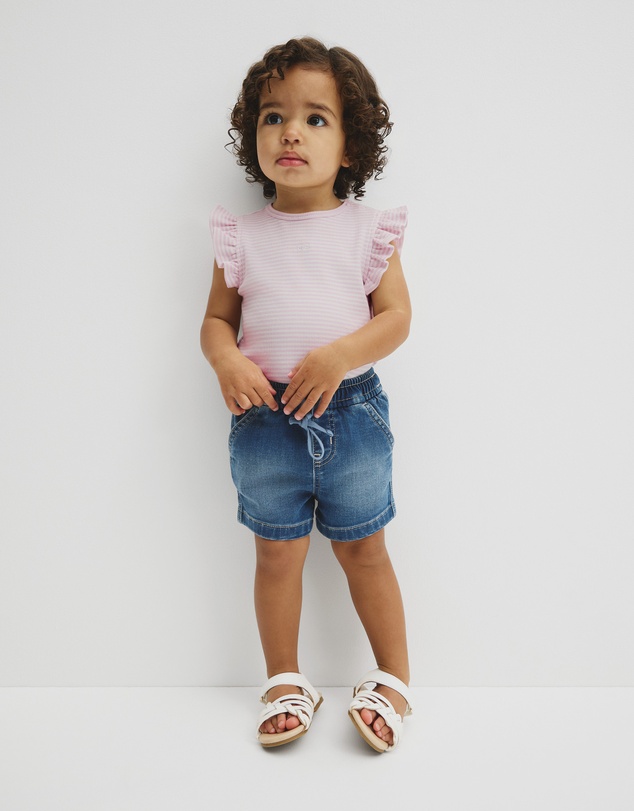 Country Road - Pull On Denim Short