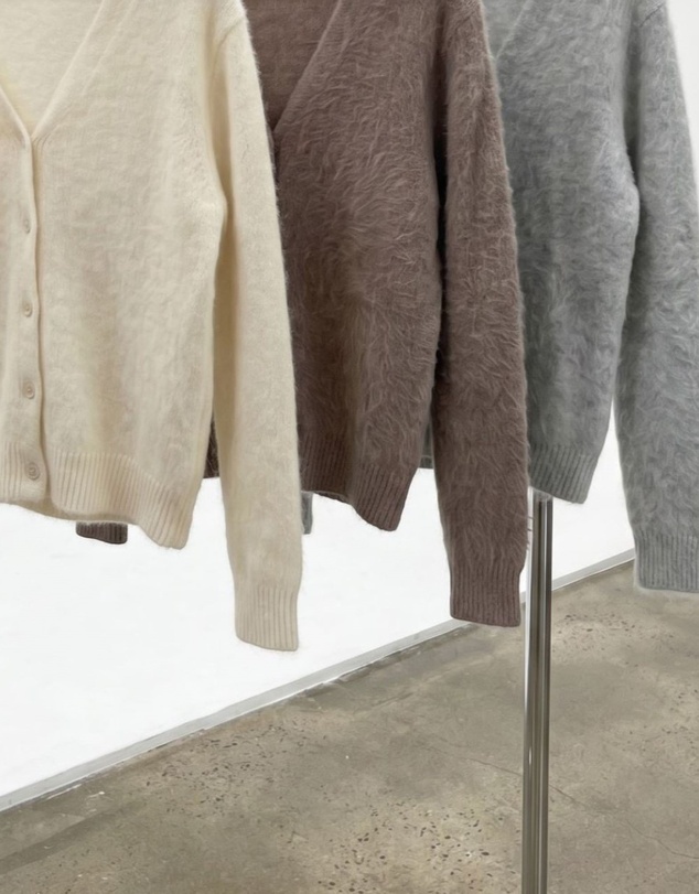 SILK MAGNOLIA - Cashmere, Silk, Wool Cardigan