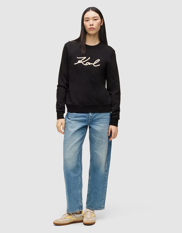 Karl Lagerfeld - Signature Rope Detail Sweatshirt
