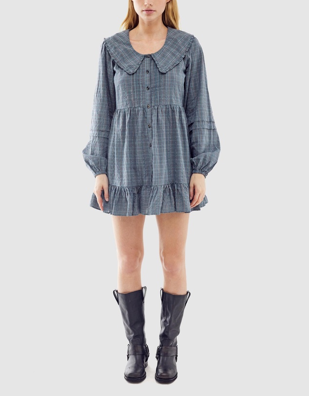 grey dress urban outfitters QUAIL NWT GRAY DRESS Size 2 Urban Outfitters