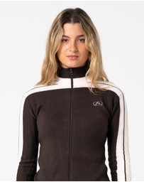 Rusty - Daddy Gb Fitted Zip Through Knit