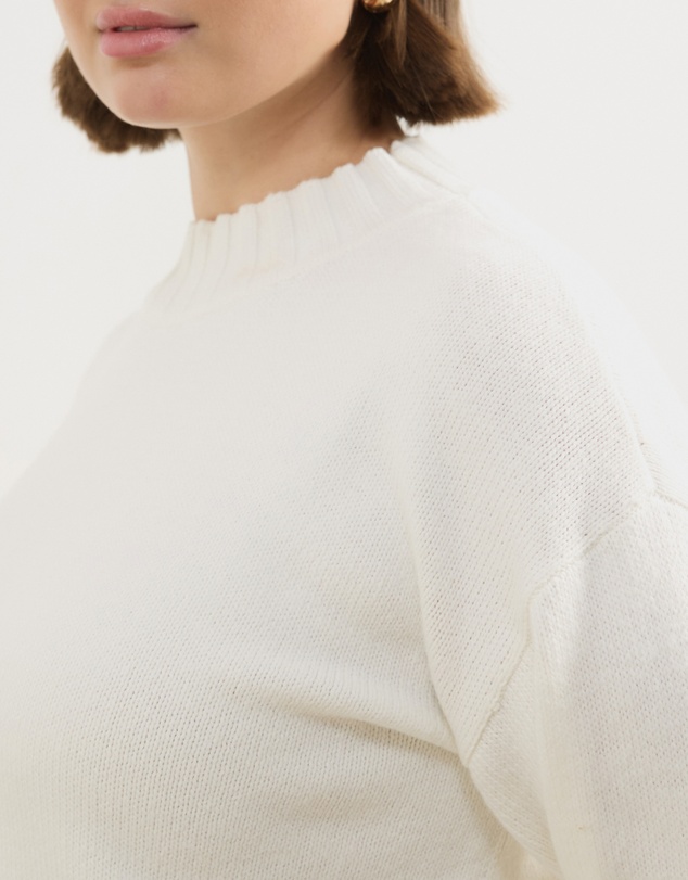 Atmos&Here Curvy - Classic Crew Knit Jumper