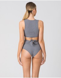 Fiola Rose Swim - Leilani High Waisted Bottoms