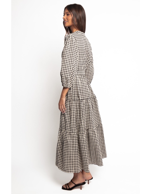 Petal & Pup - Dixon Maxi Dress - Black Ditsy Floral