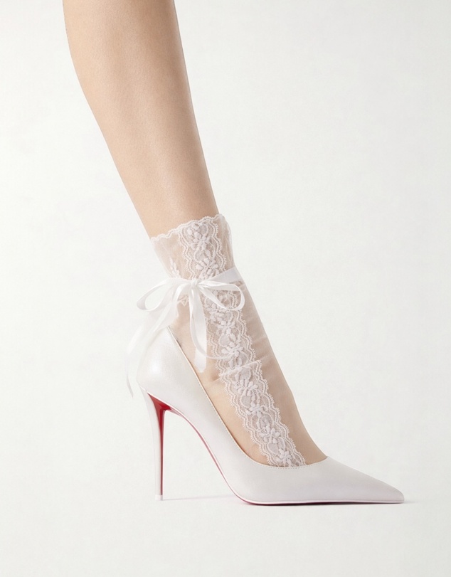 High Heel Jungle - Lace Wrap Tulle Socks