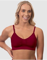 B Free Intimate Apparel - Wire-free Bamboo Padded Bra (B-C-D-DD-E-F-G-H) Cup