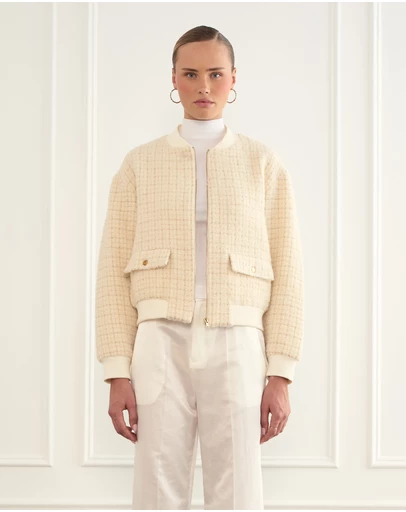 Aqua Blu Australia - Selene Cameron Bomber Jacket
