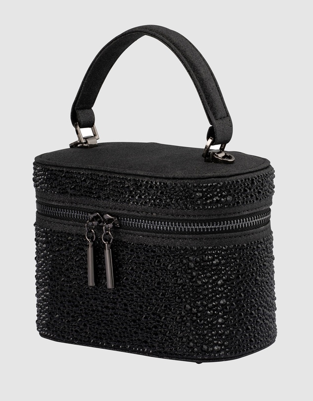 Olga Berg - Beckie Zip Top Crystal Bag