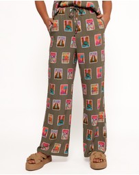Petal & Pup - Hana Pants - Olive Print