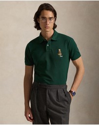 Polo Ralph Lauren - Custom Slim Fit Dog-Embroidered Polo - ICONIC EXCLUSIVE