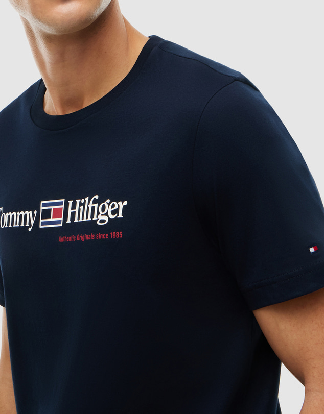 Tommy Hilfiger - Logo Jersey Crew Neck T-Shirt