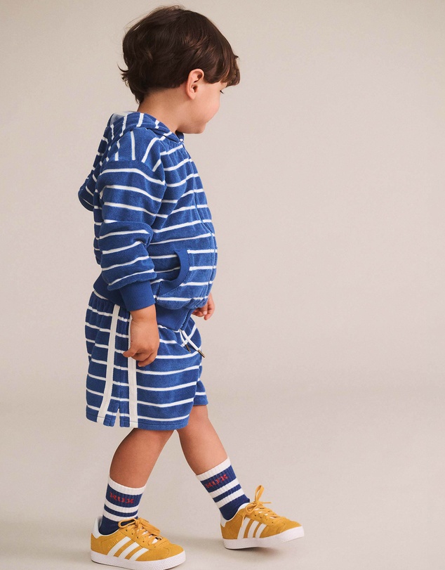 Huxbaby - Nautical Stripe Towelling Shorts - Babies-Teens