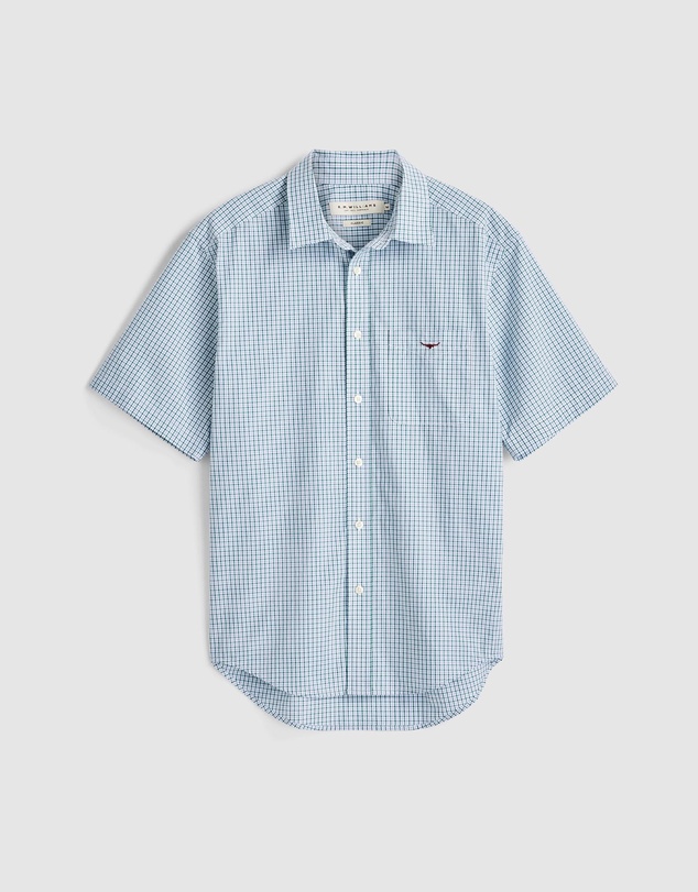 R.M.Williams - Quinn Poplin Check SS Shirt