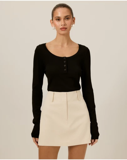 Tussah - Freya Fine Knit Long Sleeve Top